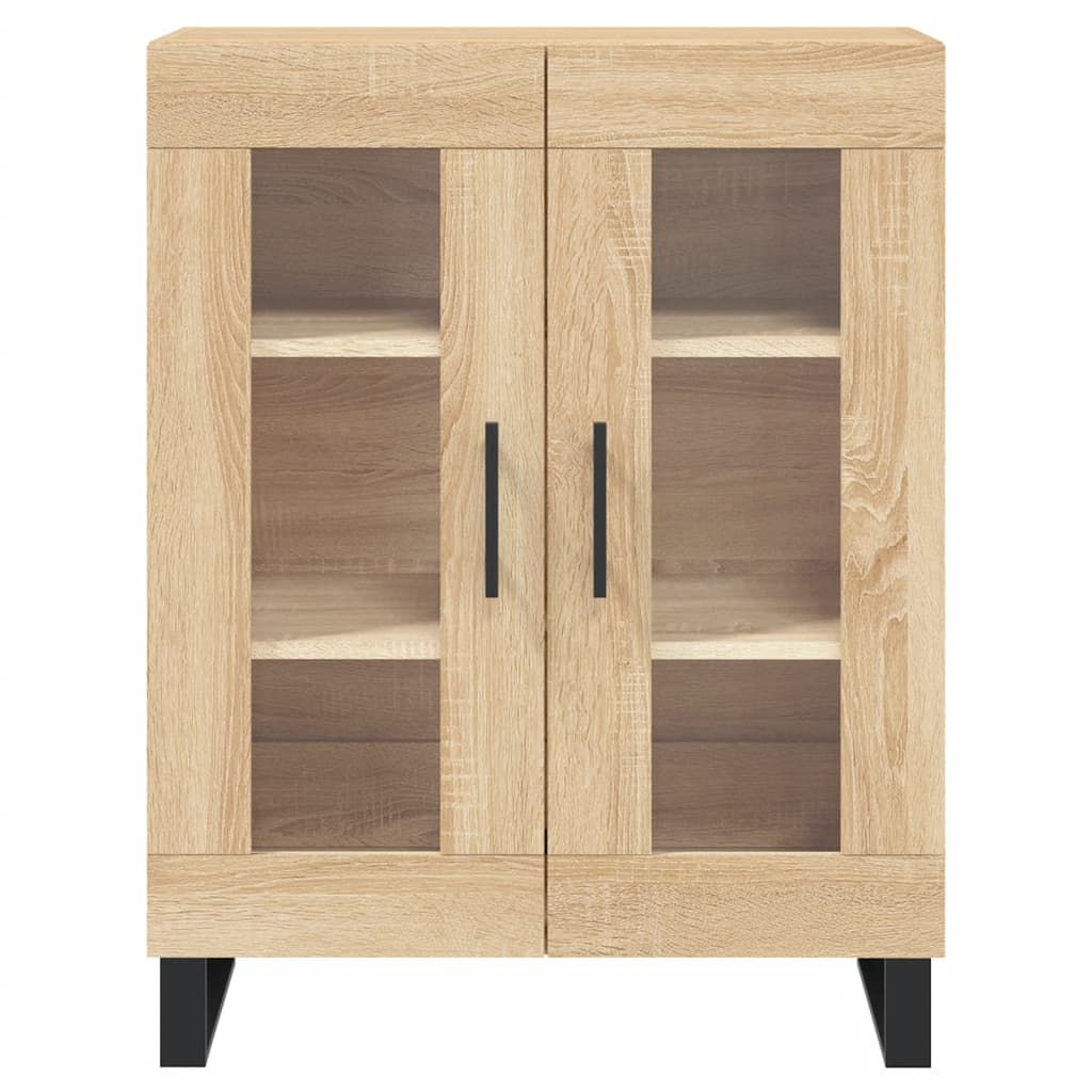 Credenza Rovere Sonoma 69,5x34x90 cm in Legno Multistrato
