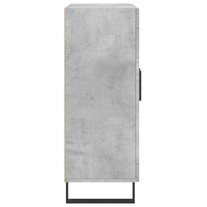 Credenza Grigio Cemento 69,5x34x90 cm in Legno Multistrato