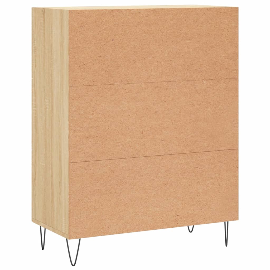 Credenza Rovere Sonoma 69,5x34x90 cm in Legno Multistrato - homemem39