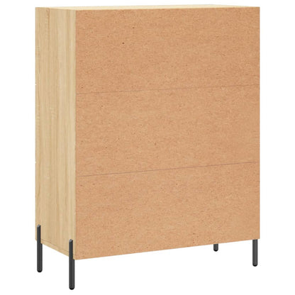 Credenza Rovere Sonoma 69,5x34x90 cm in Legno Multistrato