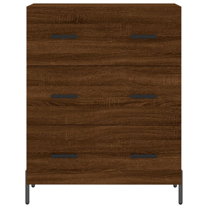 Credenza Rovere Marrone 69,5x34x90 cm in Legno Multistrato - homemem39
