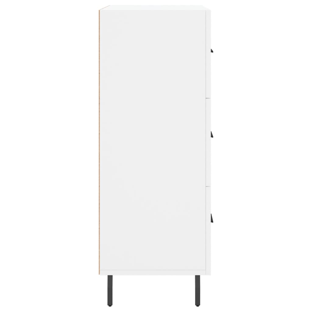 Credenza Bianca 69,5x34x90 cm in Legno Multistrato - homemem39