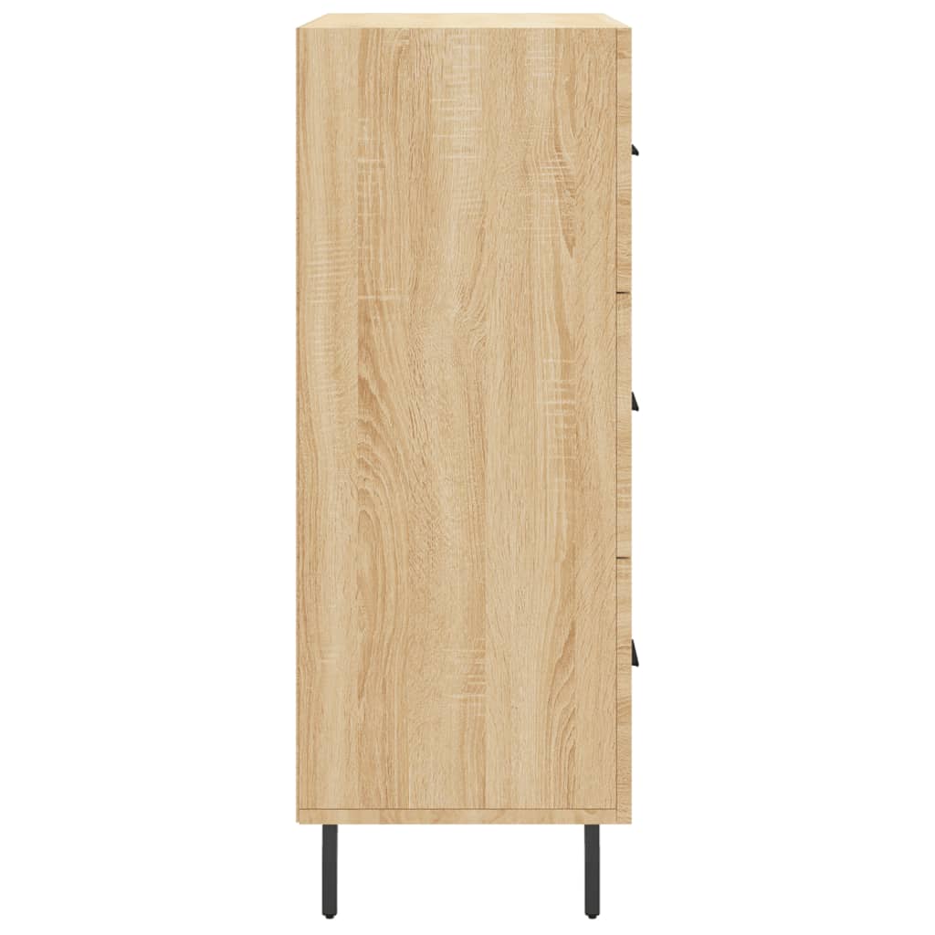 Credenza Rovere Sonoma 69,5x34x90 cm in Legno Multistrato - homemem39