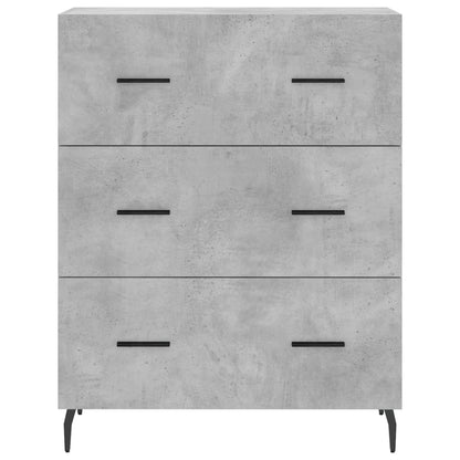 Credenza Grigio Cemento 69,5x34x90 cm in Legno Multistrato | homemem39