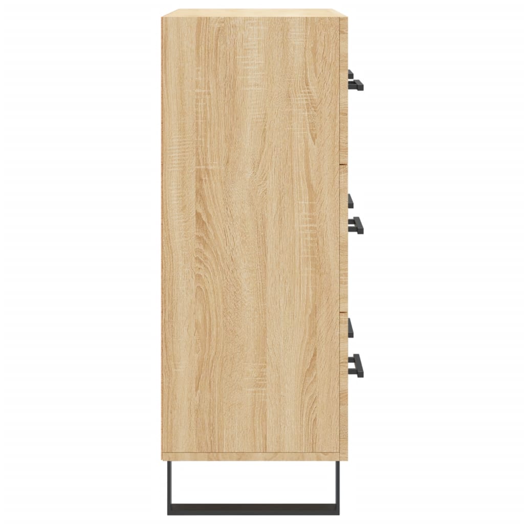 Credenza Rovere Sonoma 69,5x34x90 cm in Legno Multistrato