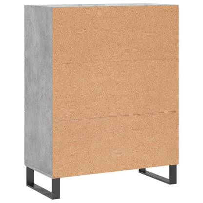 Credenza Grigio Cemento 69,5x34x90 cm in Legno Multistrato - homemem39