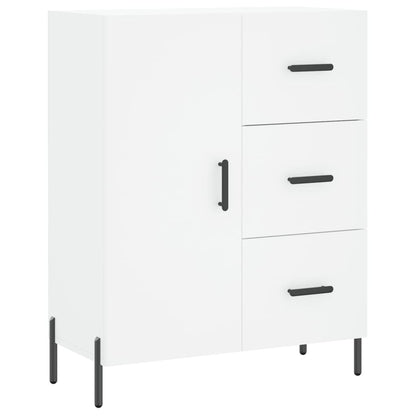Credenza Bianca 69,5x34x90 cm in Legno Multistrato | homemem39
