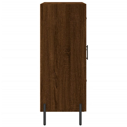 Credenza Rovere Marrone 69,5x34x90 cm in Legno Multistrato