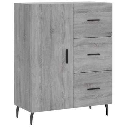 Credenza Grigio Sonoma 69,5x34x90 cm in Legno Multistrato | homemem39