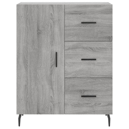 Credenza Grigio Sonoma 69,5x34x90 cm in Legno Multistrato | homemem39