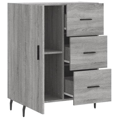 Credenza Grigio Sonoma 69,5x34x90 cm in Legno Multistrato | homemem39