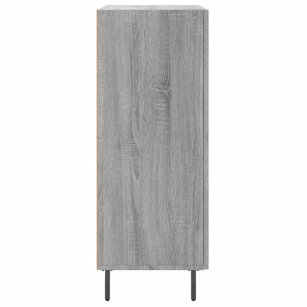 Credenza Grigio Sonoma 69,5x34x90 cm in Legno Multistrato - homemem39