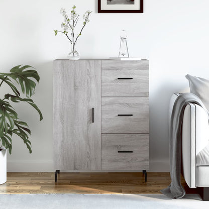 Credenza Grigio Sonoma 69,5x34x90 cm in Legno Multistrato | homemem39