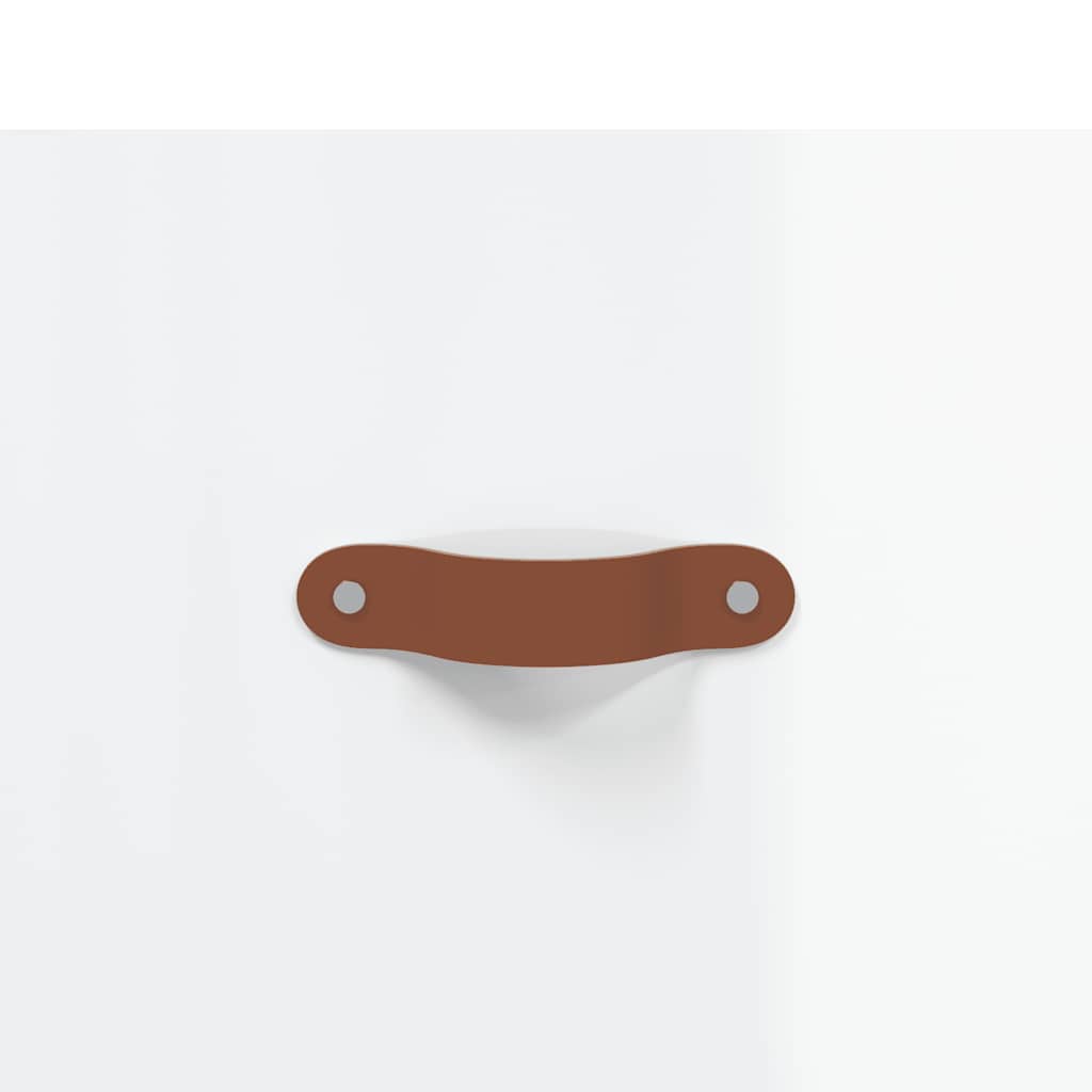 Credenza 69,5x34x90 cm in Legno Multistrato Bianco Lucido - homemem39