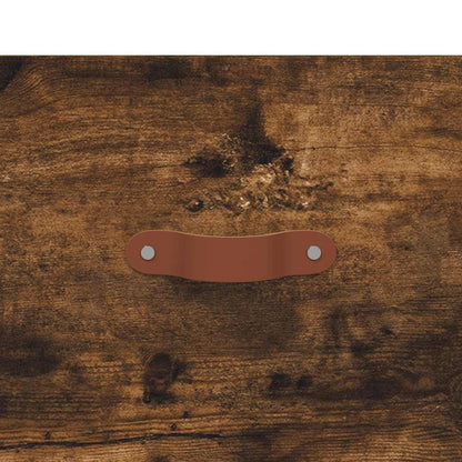 Credenza Rovere Fumo 69,5x34x90 cm in Legno Multistrato - homemem39