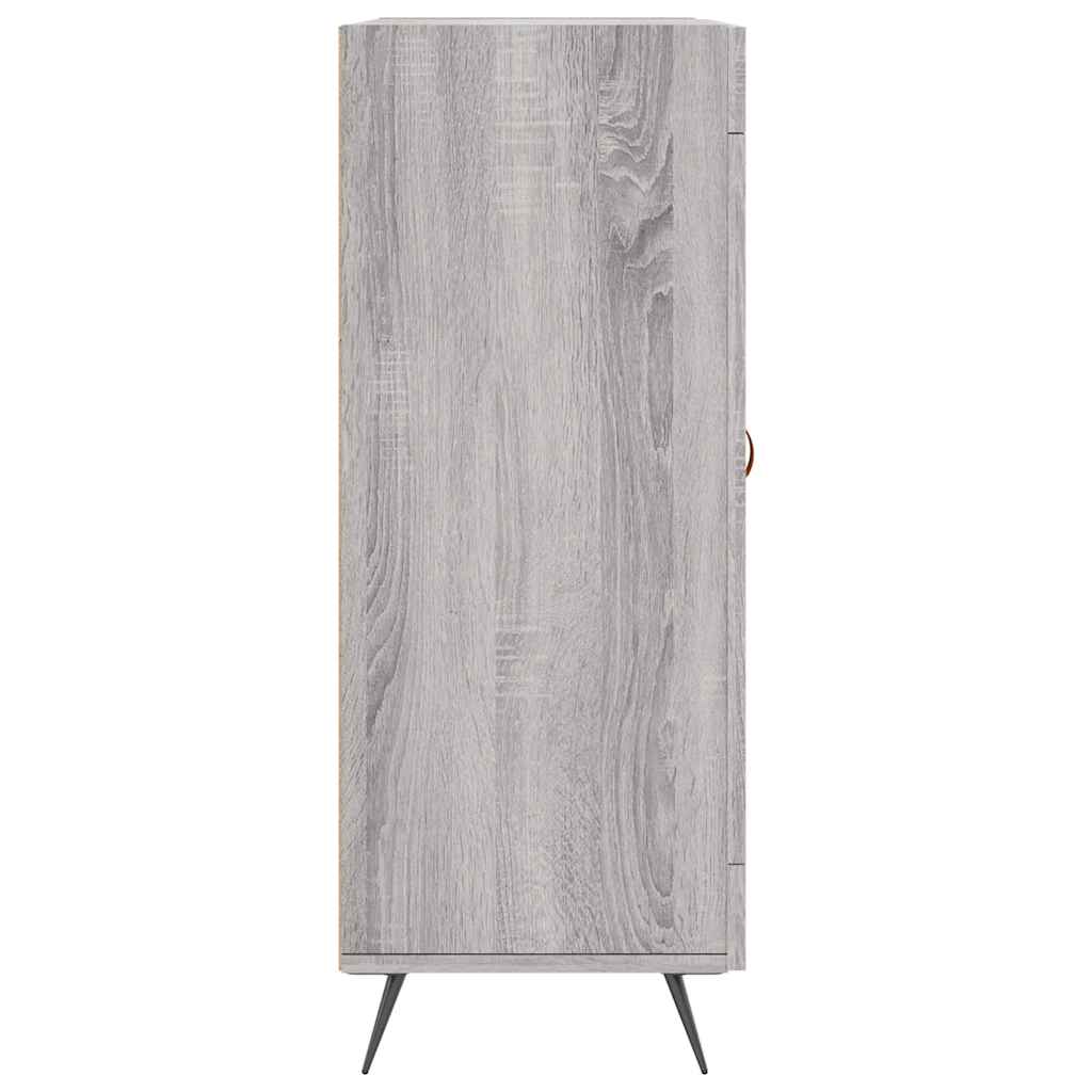 Credenza Grigio Sonoma 69,5x34x90 cm in Legno Multistrato - homemem39