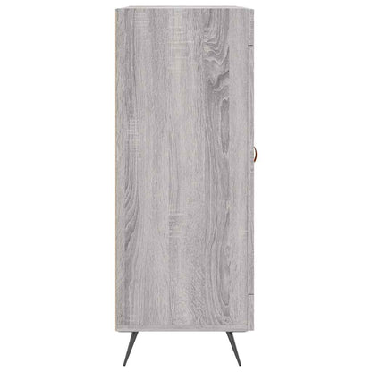 Credenza Grigio Sonoma 69,5x34x90 cm in Legno Multistrato - homemem39
