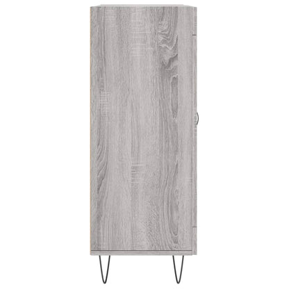 Credenza Grigio Sonoma 69,5x34x90 cm in Legno Multistrato - homemem39