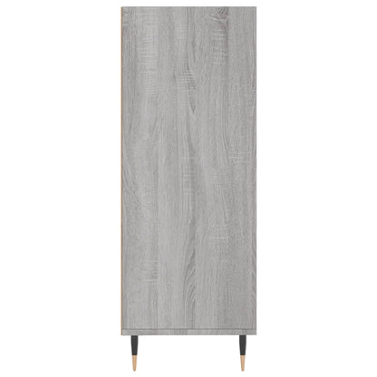 Libreria Grigio Sonoma 69,5x32,5x90 cm in Legno Multistrato | homemem39
