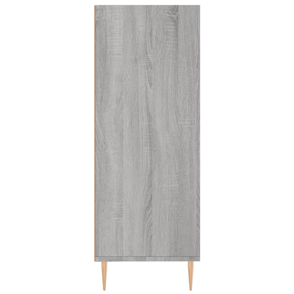 Libreria Grigio Sonoma 69,5x32,5x90 cm in Legno Multistrato | homemem39