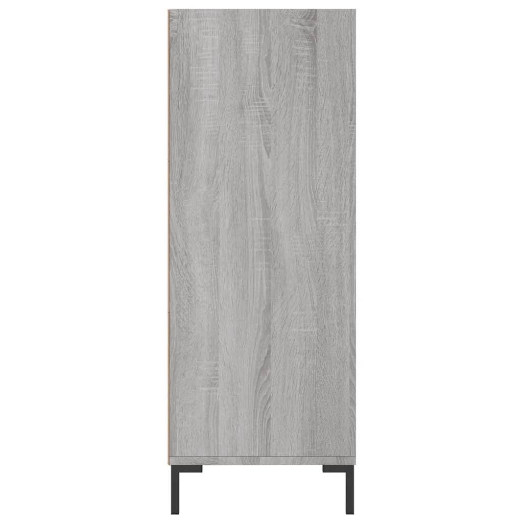 Libreria Grigio Sonoma 69,5x32,5x90 cm in Legno Multistrato | homemem39