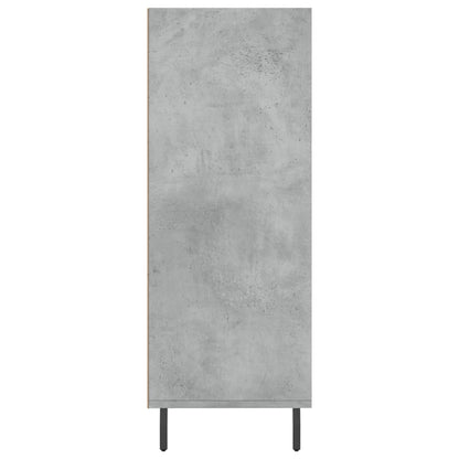 Scaffale Grigio Cemento 69,5x32,5x90 cm in Legno Multistrato - homemem39