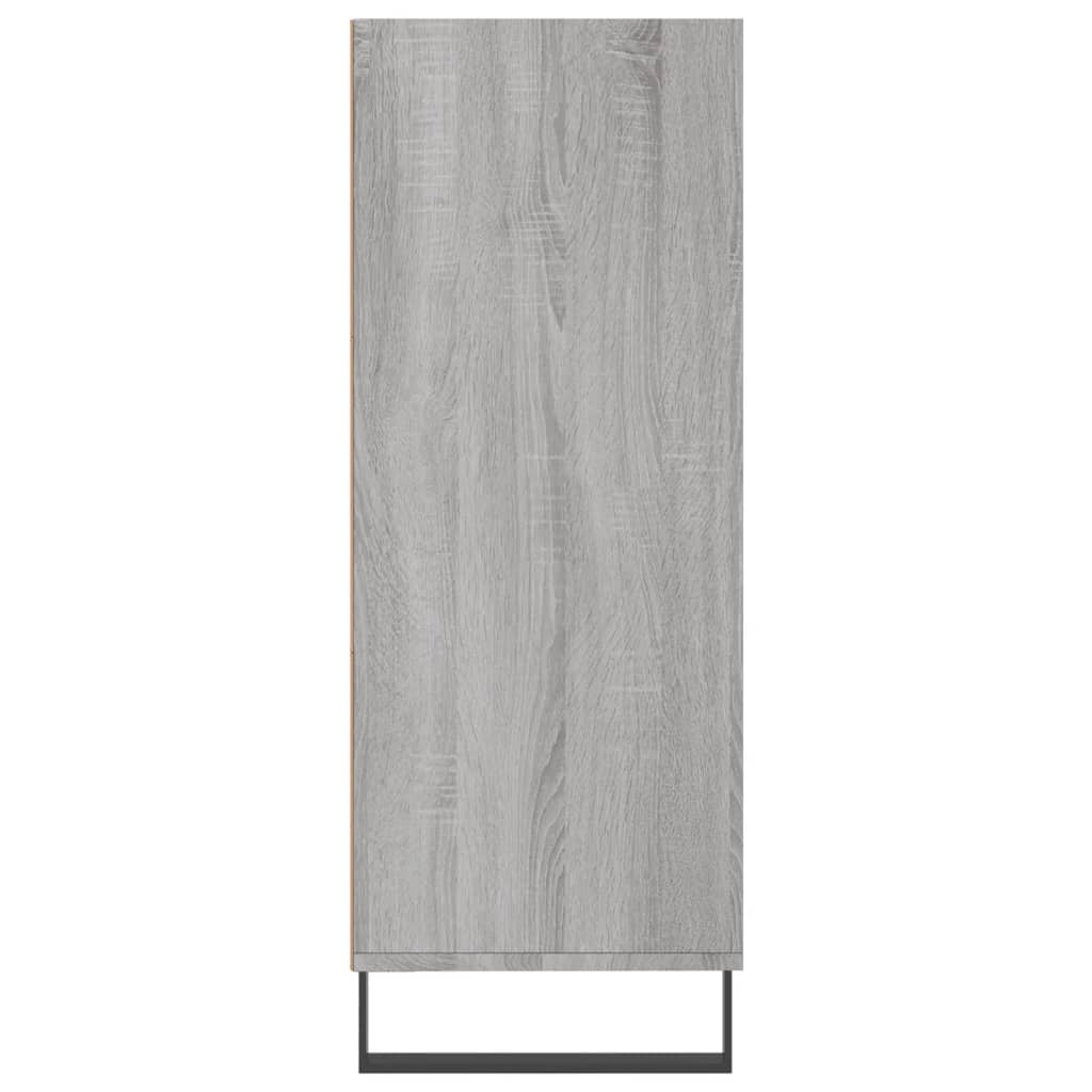 Scaffale Grigio Sonoma 69,5x32,5x90 cm in Legno Multistrato - homemem39