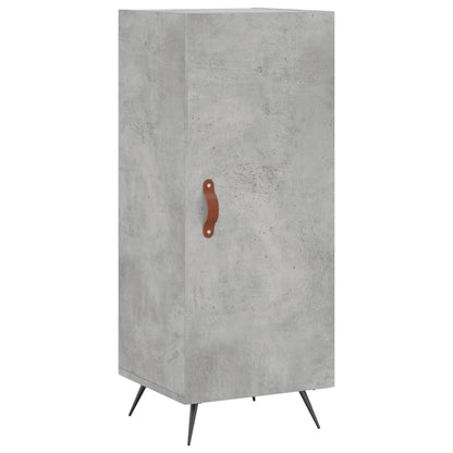 Credenza Grigio Cemento 34,5x34x90 cm in Legno Multistrato - homemem39