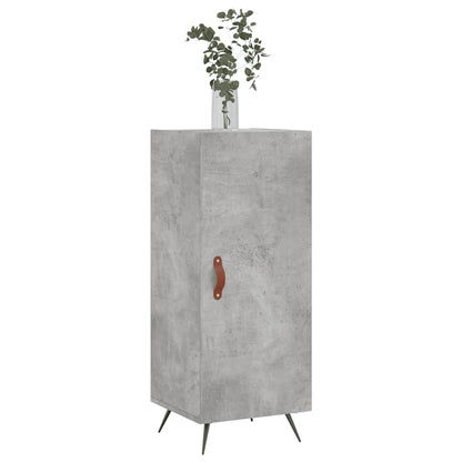 Credenza Grigio Cemento 34,5x34x90 cm in Legno Multistrato - homemem39