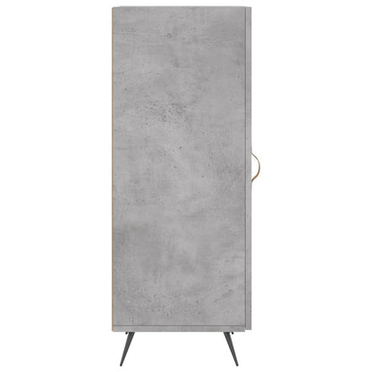 Credenza Grigio Cemento 34,5x34x90 cm in Legno Multistrato - homemem39