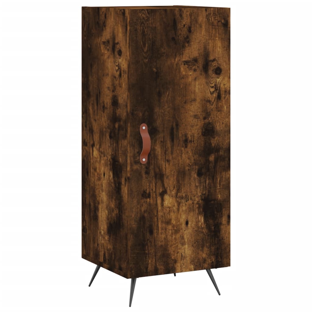 Credenza Rovere Fumo 34,5x34x90 cm in Legno Multistrato | homemem39