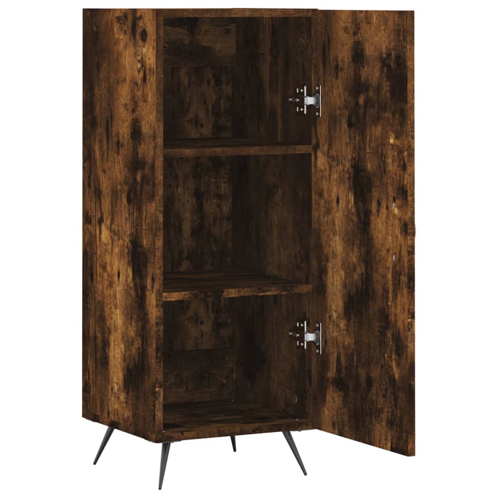 Credenza Rovere Fumo 34,5x34x90 cm in Legno Multistrato | homemem39