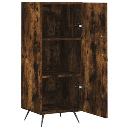 Credenza Rovere Fumo 34,5x34x90 cm in Legno Multistrato | homemem39