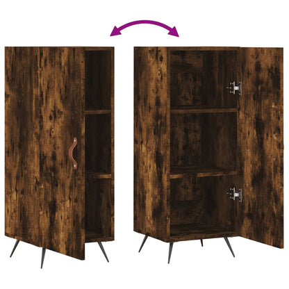 Credenza Rovere Fumo 34,5x34x90 cm in Legno Multistrato | homemem39