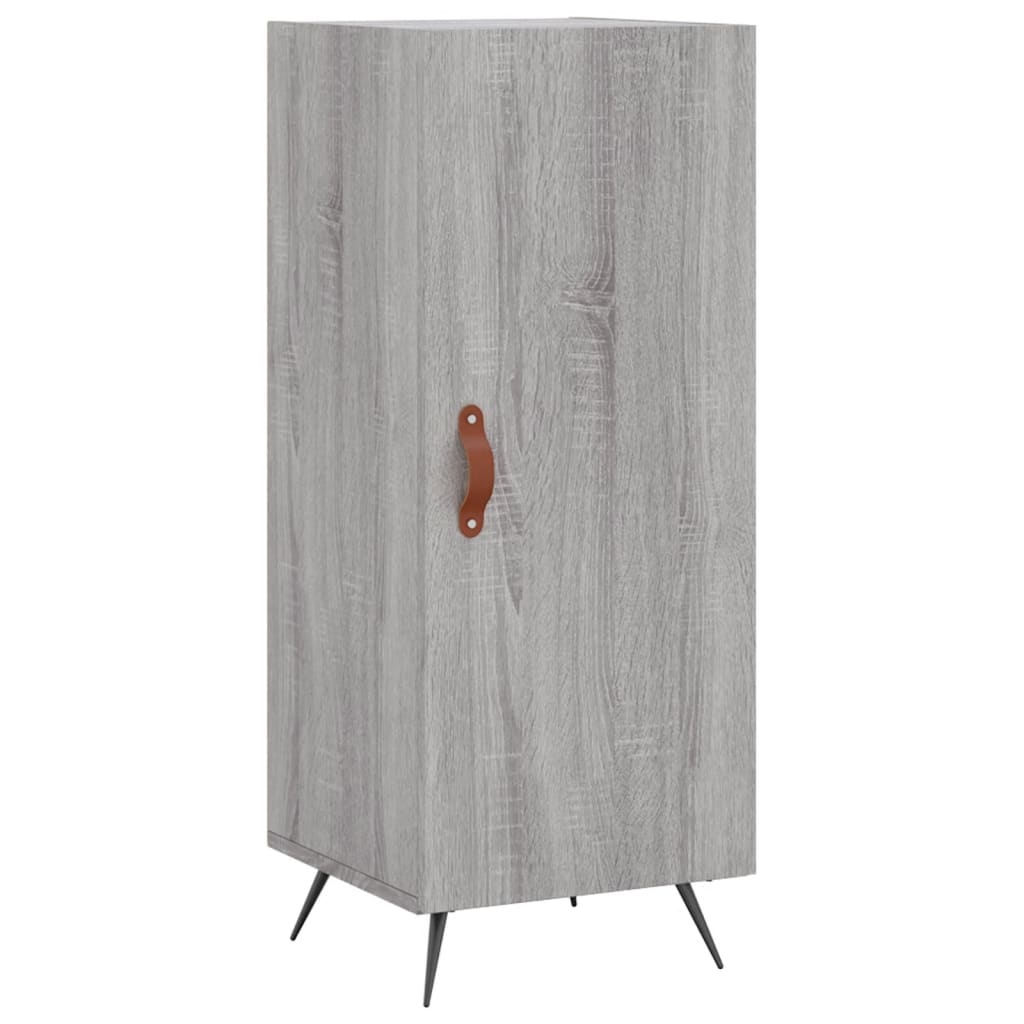 Credenza Grigio Sonoma 34,5x34x90 cm in Legno Multistrato - homemem39