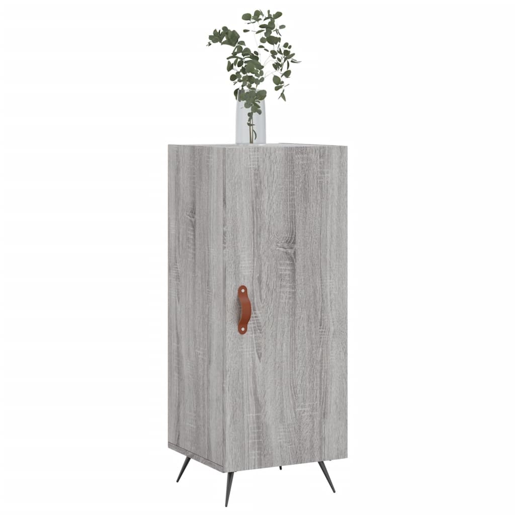 Credenza Grigio Sonoma 34,5x34x90 cm in Legno Multistrato - homemem39