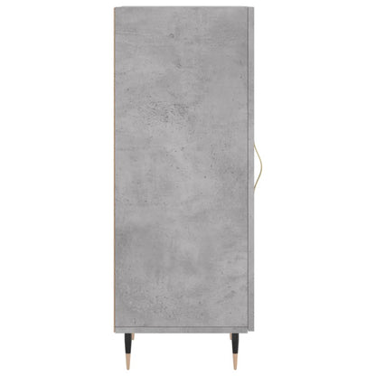 Credenza Grigio Cemento 34,5x34x90 cm in Legno Multistrato - homemem39
