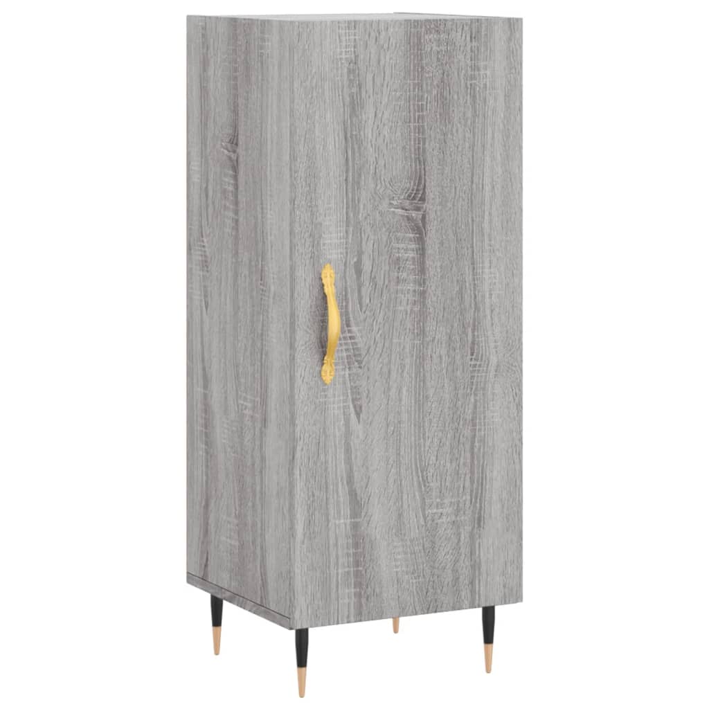 Credenza Grigio Sonoma 34,5x34x90 cm in Legno Multistrato - homemem39