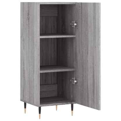 Credenza Grigio Sonoma 34,5x34x90 cm in Legno Multistrato - homemem39