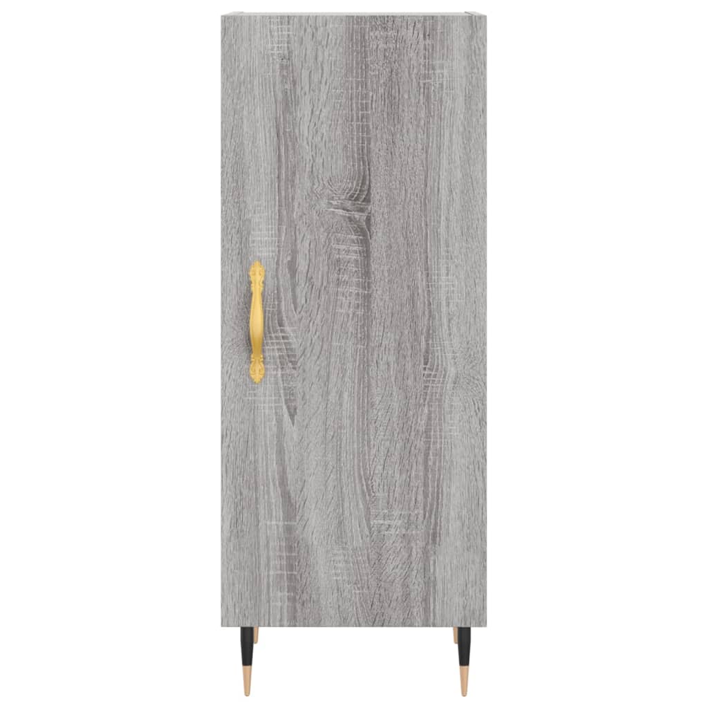 Credenza Grigio Sonoma 34,5x34x90 cm in Legno Multistrato - homemem39