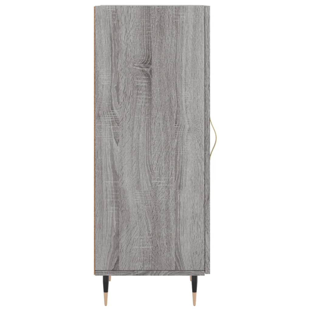 Credenza Grigio Sonoma 34,5x34x90 cm in Legno Multistrato - homemem39
