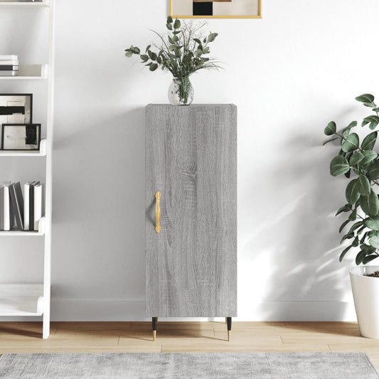 Credenza Grigio Sonoma 34,5x34x90 cm in Legno Multistrato - homemem39
