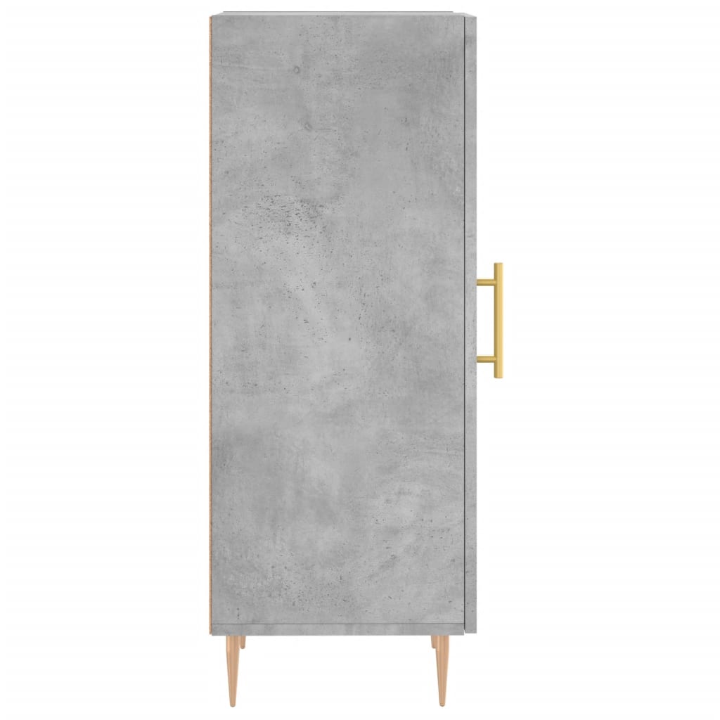 Credenza Grigio Cemento 34,5x34x90 cm in Legno Multistrato - homemem39