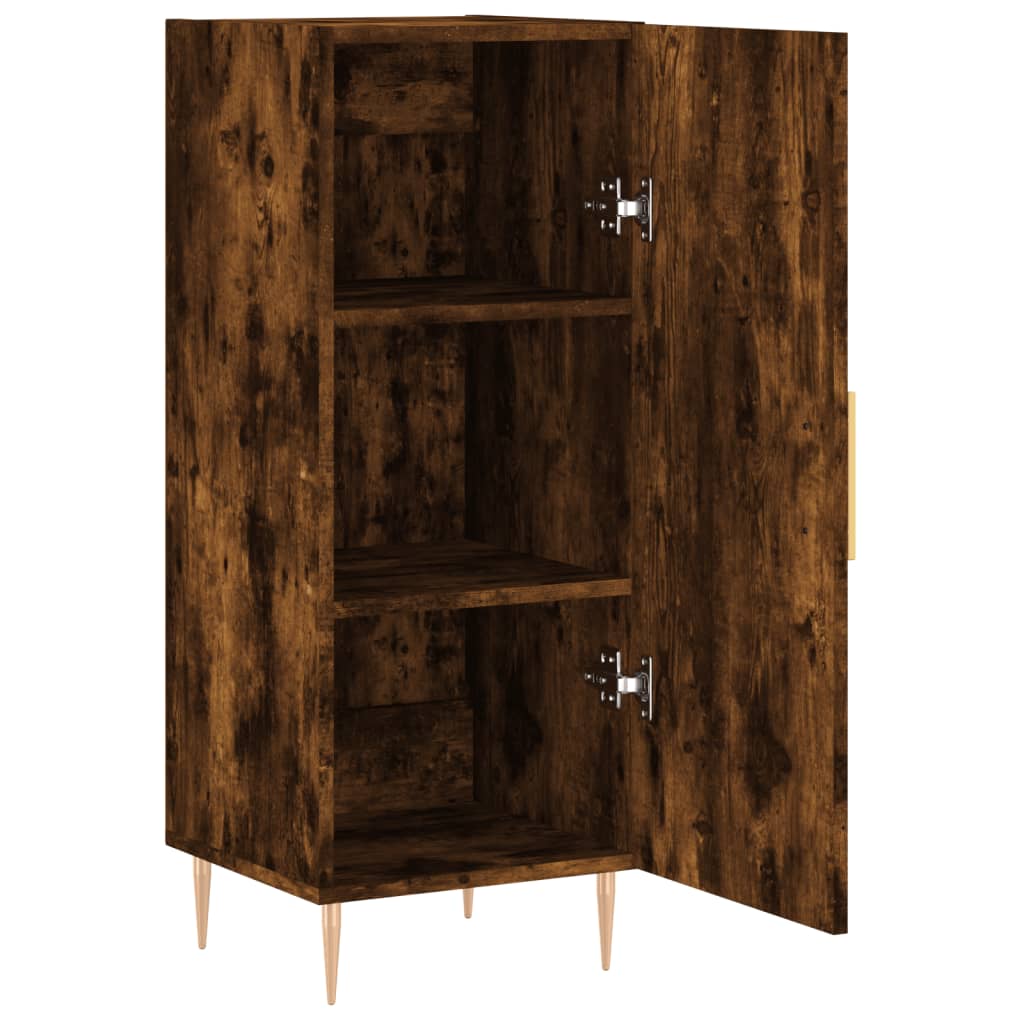 Credenza Rovere Fumo 34,5x34x90 cm in Legno Multistrato - homemem39