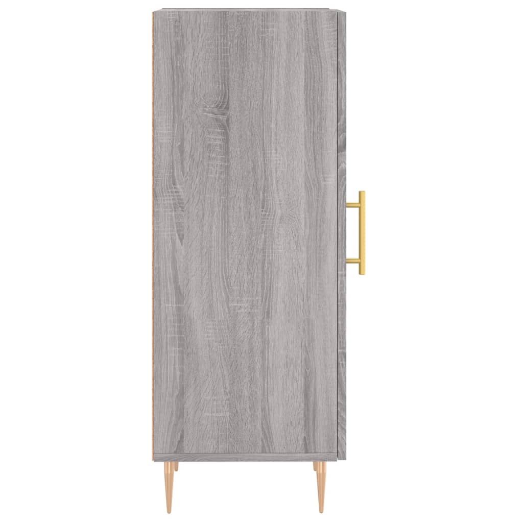 Credenza Grigio Sonoma 34,5x34x90 cm in Legno Multistrato - homemem39