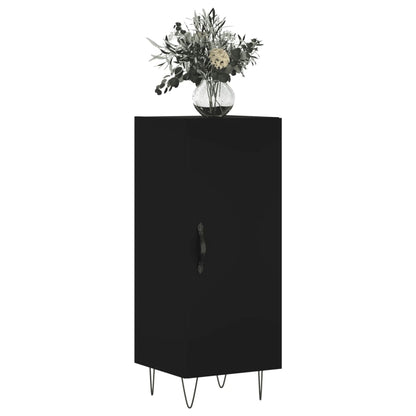 Credenza Nero 34,5x34x90 cm in Legno Multistrato - homemem39