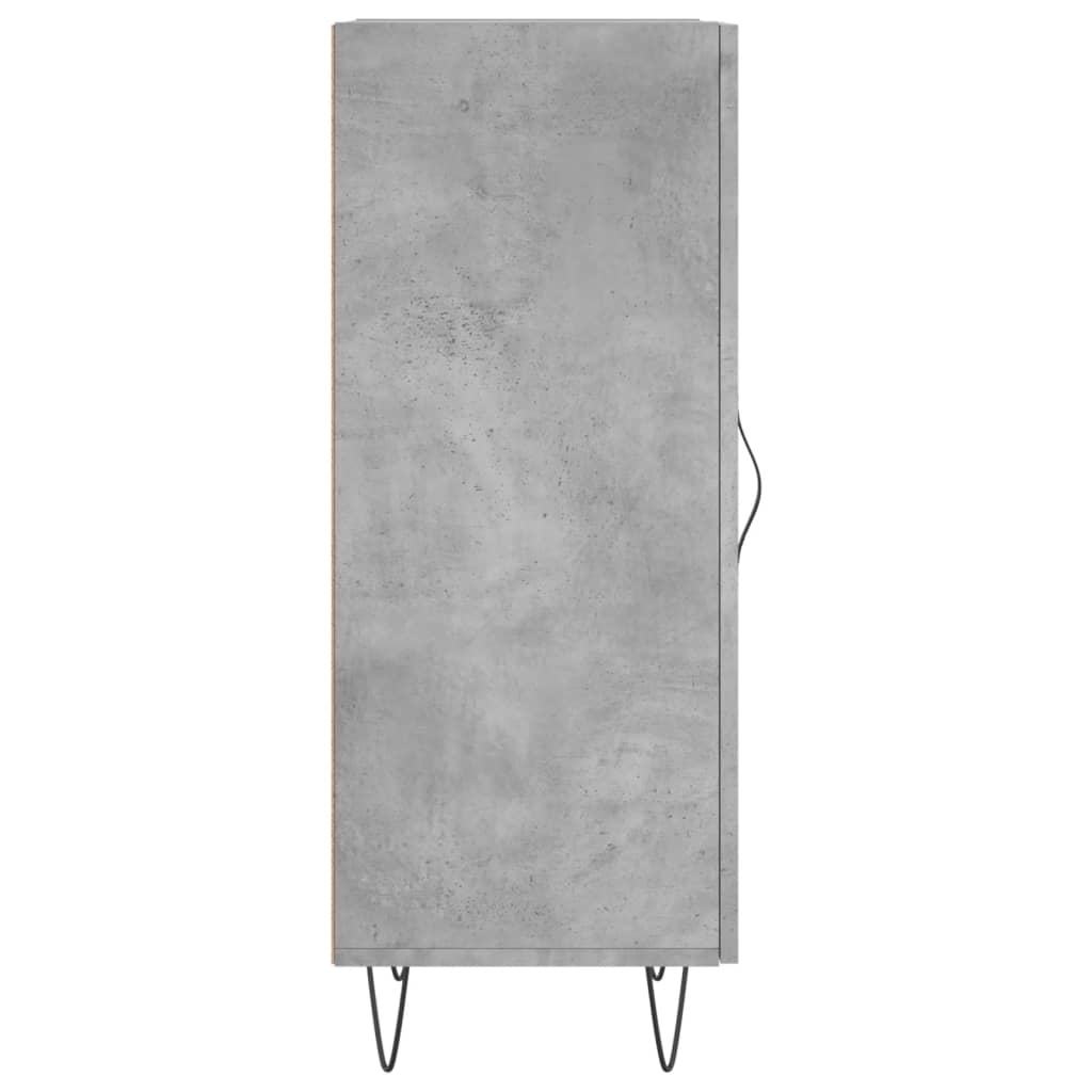Credenza Grigio Cemento 34,5x34x90 cm in Legno Multistrato - homemem39