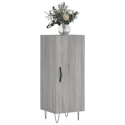 Credenza Grigio Sonoma 34,5x34x90 cm in Legno Multistrato - homemem39