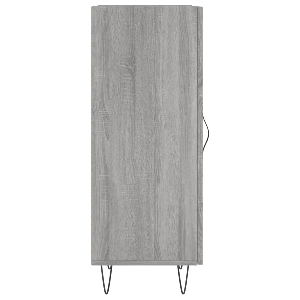 Credenza Grigio Sonoma 34,5x34x90 cm in Legno Multistrato - homemem39