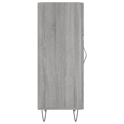 Credenza Grigio Sonoma 34,5x34x90 cm in Legno Multistrato - homemem39